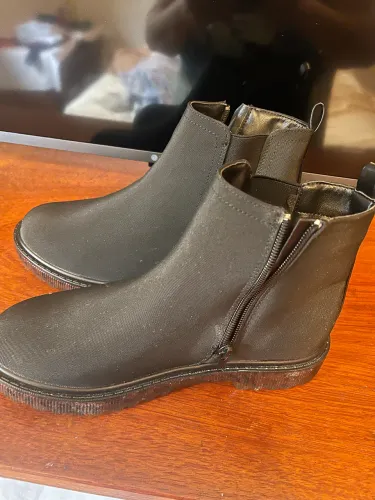  Par de botas cano curto unisex americana