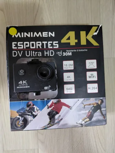 Câmera esportiva 4K