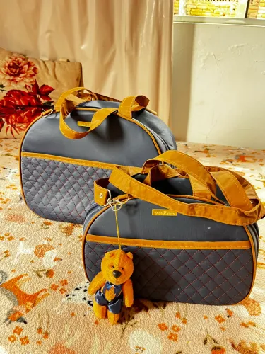 Bebê conforto e jogo de bolsa 