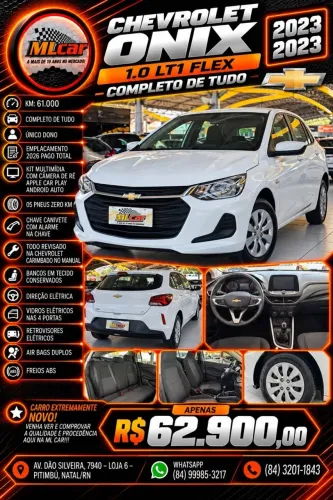 Chevrolet Onix Hatch LT 1.0 12V Flex Mec. 4P 2023