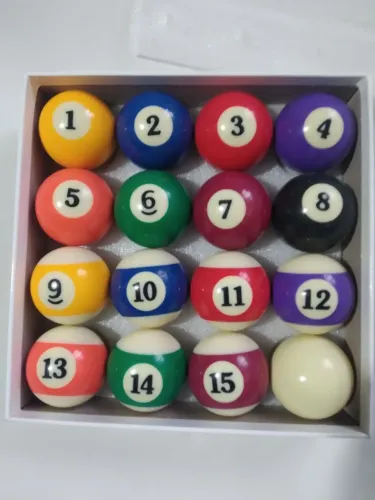 Jogo Completo Bolas de Snooker / Bilhar