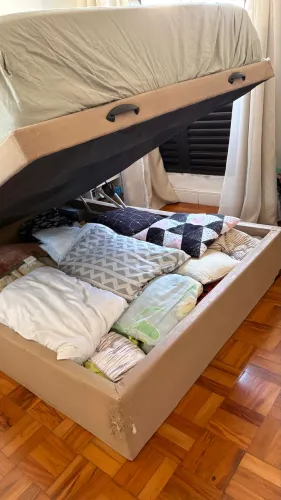 Doação - Box baú para colchão casal