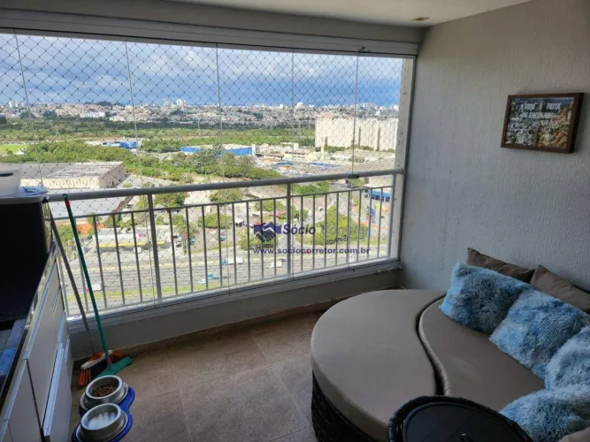 Apartamento Class Guarulhos 74m² 2 dormitórios com Suíte, 2 Vagas e Varanda