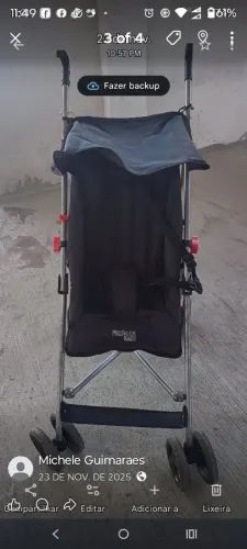 Carrinho guarda chuva 