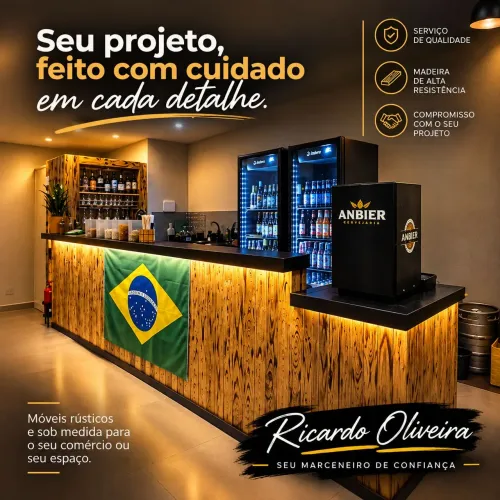 Móveis rústico para comércio