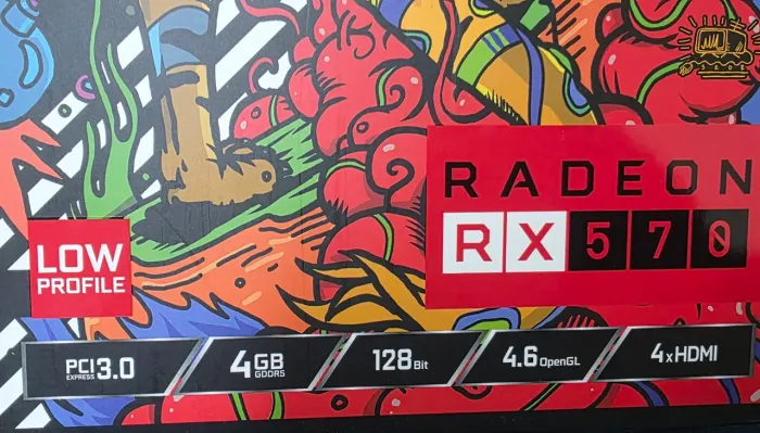 Placa de Vídeo Nova Radeon RX 570 4GB 128 bit 04 HDMI's