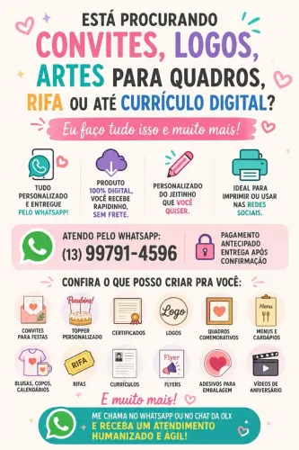Artes Digitais Personalizadas;