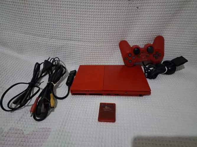 playstation 2 slim vermelho scph 90006 matrix