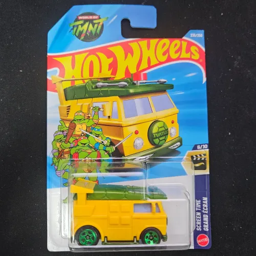 HotWheels Temático Tartarugas Ninja Party Wagon