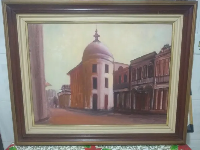 Lindo quadro óleo sobre tela