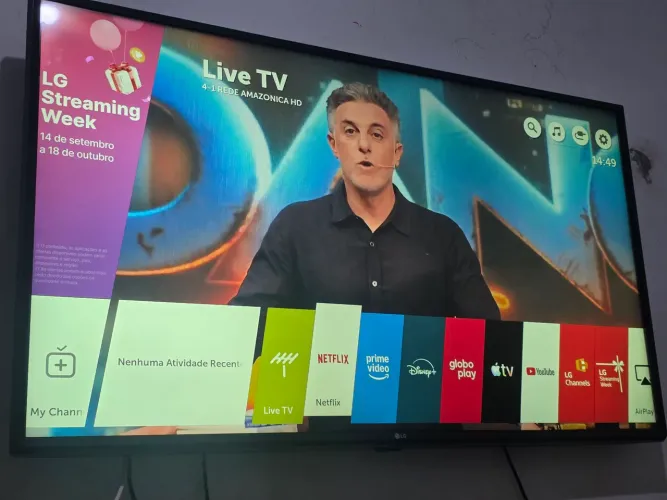 Televisão 49 polegadas smart lg