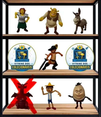 Personagens Shrek MC Donalds