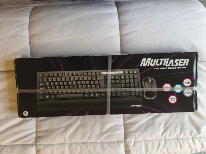 Teclado e mouse sem fio