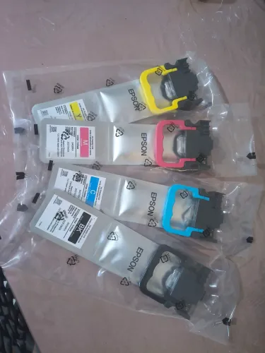 Kit 4 bolsas de tinta original EPSON WF5390 novas lacradas, Kit inicial