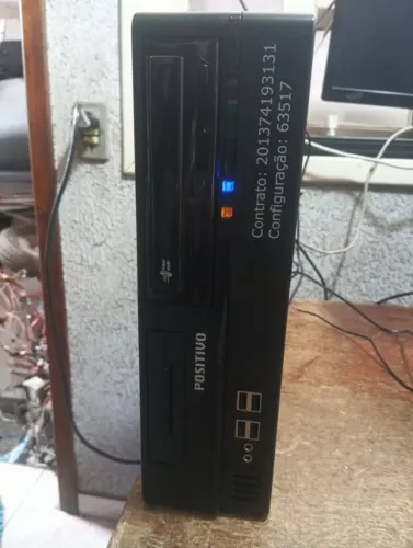 Torro CPU positivo i3 - 3240 com 8 gigas ram e HD 500 gigas Wind 10 Office 2019 revisada