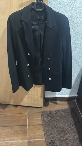 Blazer Preto Feminino 36 - usado 1x