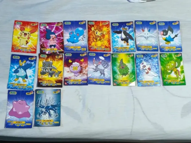20 Cartas Pokémon Bromides Diamond & Pearl