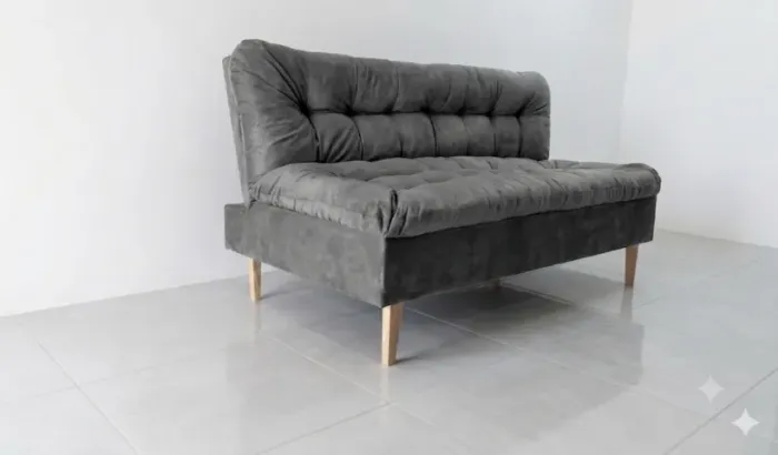 Sofa Cama Cinza 