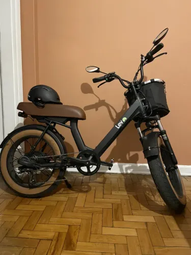 Bicicleta Elétrica Lev Cruiser Mini 48v 500w Aro 20 5 Veloc Preto 15