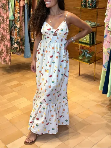 Vestido bordado FARM