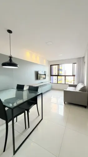Apartamebto 2 quartos porteira fechada e vista mar Manaira
