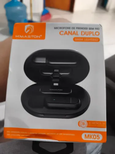 Microfone de prender sem fio