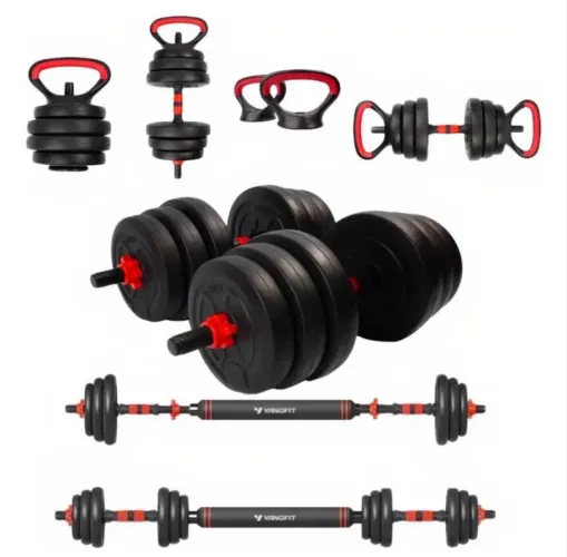 Kit de pesos musculação