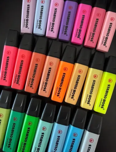 Marca Texto Stabilo Boss 23 Cores NOVOS