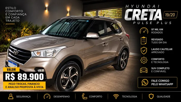 Hyundai Creta Pulse Plus 1.6 16V Flex Aut. 2020