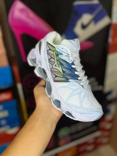 Tênis Mizuno Branco Refletivo 