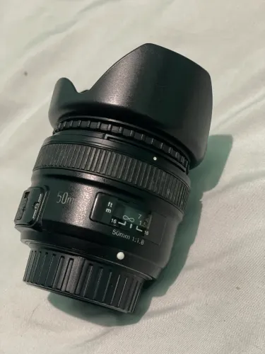 Lente youngnuo 50mm para nikon