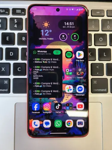 Troco moto Edge 50 neo 256 gigas 8 de ram impecavel
