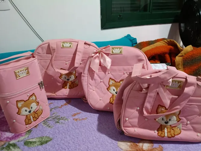 Kit bolsa maternidade luxo