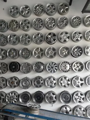 Roda aro 14 Prata Volkswagen Chevrolet 4X100 Jogo usado Estrela esportiva