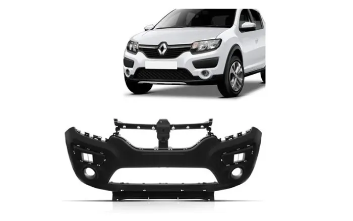 Capa Parachoque Dianteiro Sandero Logan Stepway 2015 a 2018 