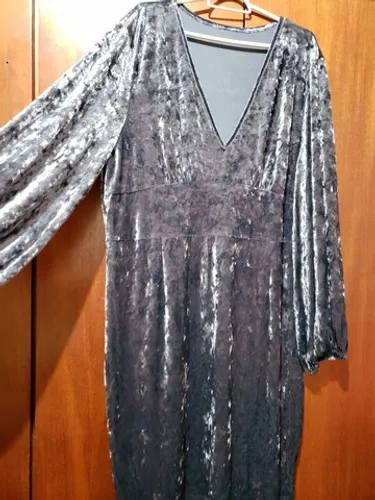 Vestido festa plus size veludo 