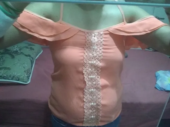 Blusa Laranja tamanho M 10,00