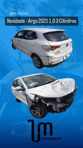 Peças fiat argo 2021 1.0 3 cilindros sucata