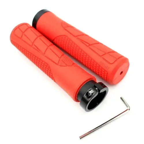 Manopla de Bike MTB Odi Emborrachada 130mm e Trava De alumínio 21338