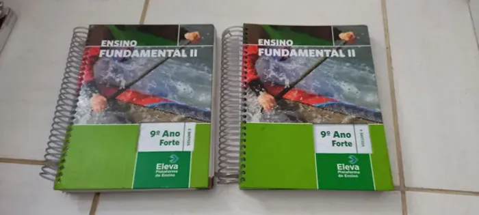 Livros 9 ano Ensino fundamental 2 plataforma Eleva volume 3 e 4