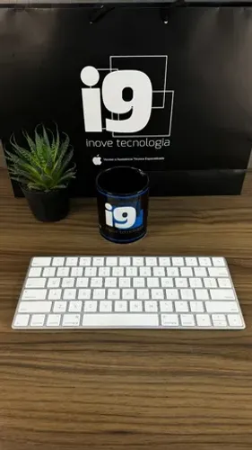 Teclado Apple Magic Keyboard 2  Modelo A1644 Cor: Branco  Sem Caixa  3 meses de garantia  