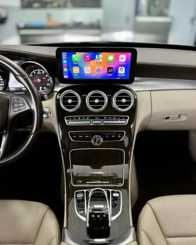 Multimídia 10.25 Android auto Carplay sem fio  c180 c200 c250 c320 