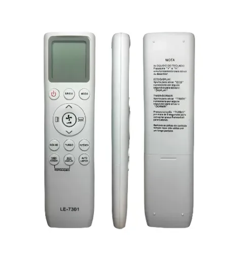 CONTROLE DE AR CONDICIONADO TCL COM VISOR LCD LELONG LE-7301 