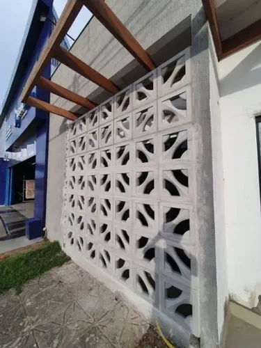 tijolo de concreto 3d arcos