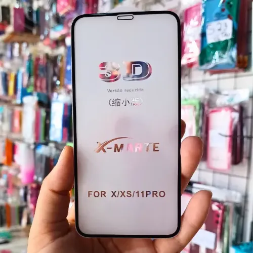 Película para iPhone XS de vidro 3D
