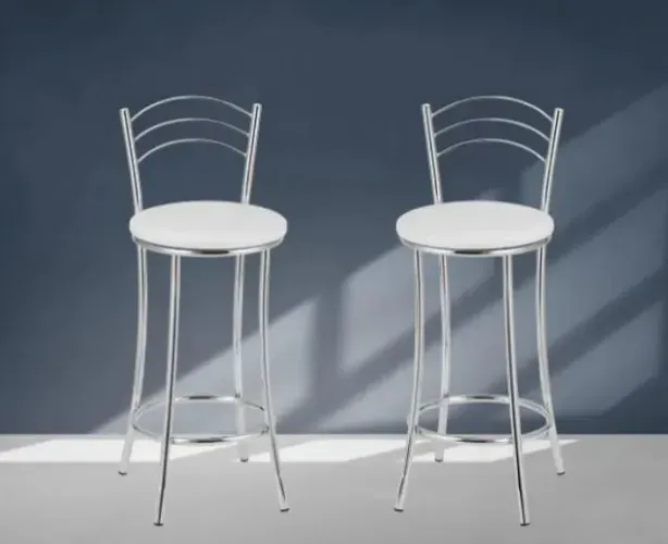 Banqueta Cromada Alta. São Produtos Novos Direto da Fábrica P/Sua Casa