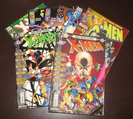 8 Antigas gibis X-Man (todos)