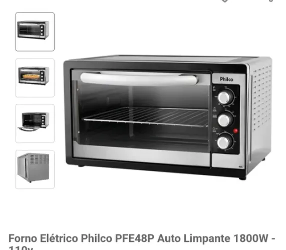 Forno elétrico Philco pfe 48 46 litros 110b