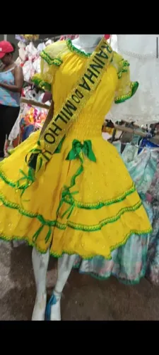 Vestido caipira junino Rainha do milho
