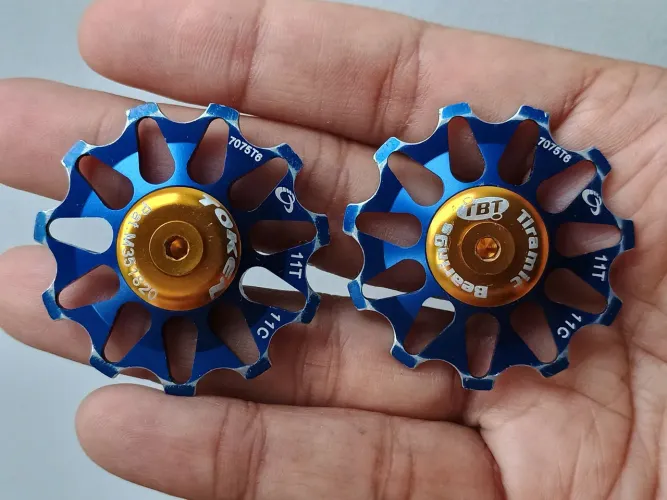 Roldanas Token Tiramic 11t em alumínio para 9v e 10v